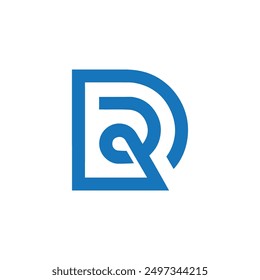 DR Logotipo inicial para el negocio, letra dr logotipo, inicial dr