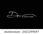 DR initials Handwriting signature logo. DR Hand drawn Calligraphy lettering Vector. DR letter real estate, beauty, photography letter logo design.