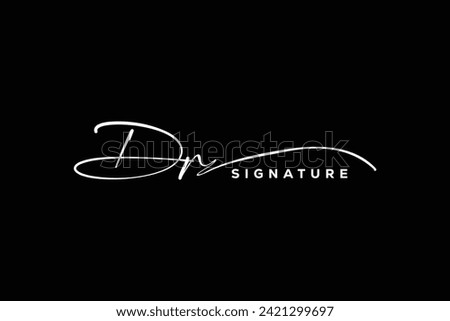DR initials Handwriting signature logo. DR Hand drawn Calligraphy lettering Vector. DR letter real estate, beauty, photography letter logo design.