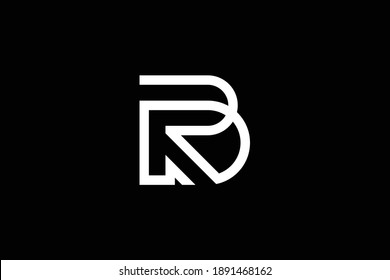 DR letter logo design on luxury background. RD monogram initials letter logo concept. DR icon design. RD elegant and Professional white color letter icon on black background.