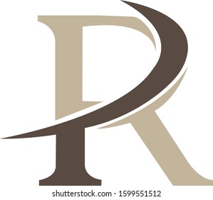 DR  letter logo design template vector