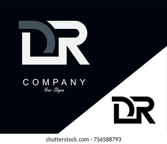 DR Letter Logo Design Template
