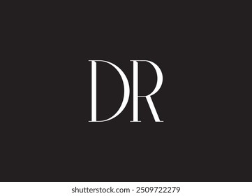 DR letter logo and initial logo design