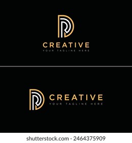 DR Letter Logo, Initial Letter DR Logo Vector Design Simple Logo Template