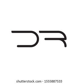 DR letter logo template vector icon design