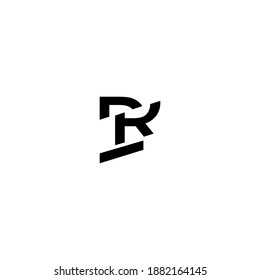 barra diagonal del diseño del logotipo del vector de la letra dr