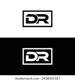 DR logo. D R design. White DR letter. DR, D R letter logo design. Initial letter DR linked circle uppercase monogram logo. design. top logo, Most Recent, Featured,