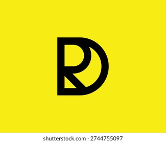 DR logo design and RD logo design