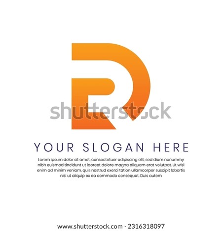 DR Logo Design  Vector Artwork