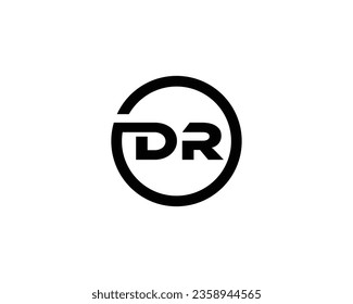 DR logo design vector template