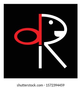 DR Logo Letter Vector Illustration