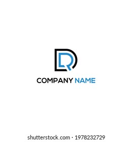 DR logo minimalist and modern logo for the company