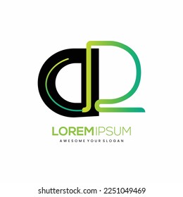 DR logo vector template abstract logo