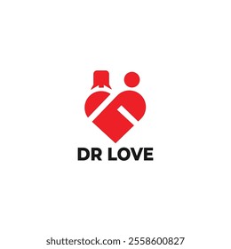 DR Love Iconic Logo Design Idea