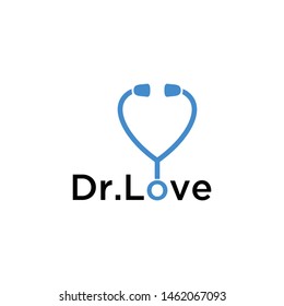 Dr Loves Logo Heart Heartbeat Stock Vector (Royalty Free) 1462067093 ...