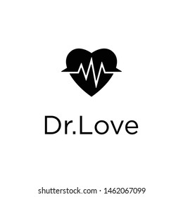 Dr. Love's logo with the heart and heartbeat