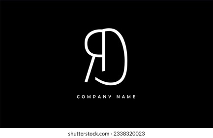 DR, RD Abstract Letters Logo Monogram