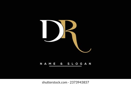 DR,  RD  Abstract  Letters  Logo  Monogram