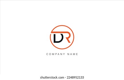 DR, RD Alphabet Letters Logo Monogram