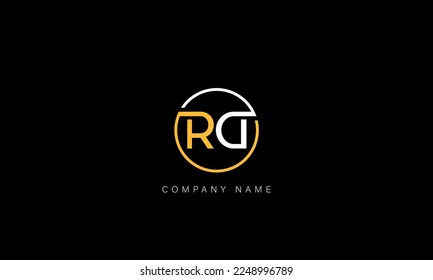 DR, RD Alphabet Letters Logo Monogramm