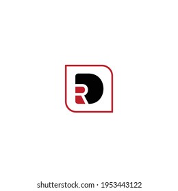 DR or RD D and R Creative and Modern Letter Logo Design