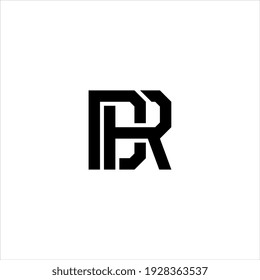 Design-Konzept für DR- oder RD-Buchstaben