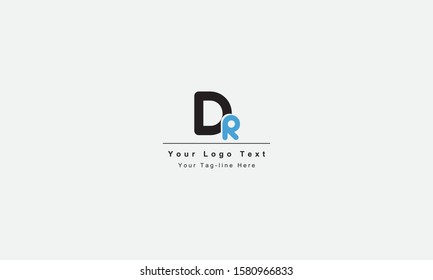 DR or RD letter logo. Unique attractive creative modern initial DR RD D R initial based letter icon logo