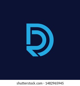 DR or RD logo and icon designs