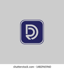DR or RD logo and icon designs