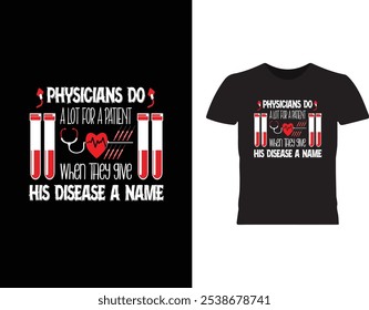 Dr. design de camiseta. médico, profissional, modelo de design de camiseta, fala.