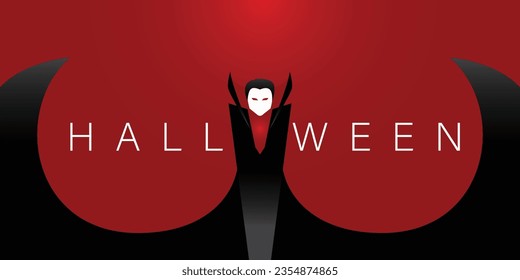 Dracula Abstrakter Hintergrund zu Halloween