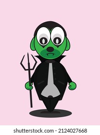 Dracula Cartoon anime high vector