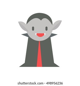 Dracula Cartoon in Halloween