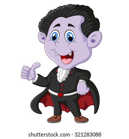 dracula cartoon thumb up