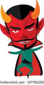 Dracula Cartoon vector art and illustration