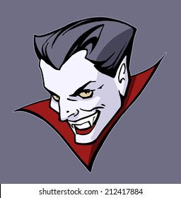 Dracula character head