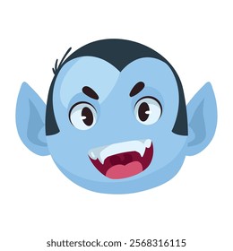 dracula creatures emoji isolated vector