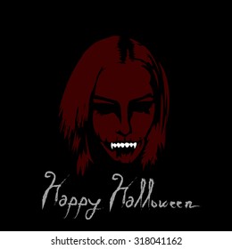 dracula face indoor vector for halloween