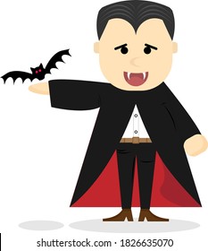 Dracula greets you when Halloween comes