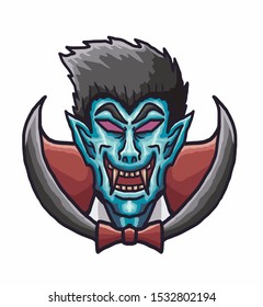 dracula grinning ready to suck your blood this halloween 