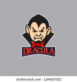 Dracula Horror Logo