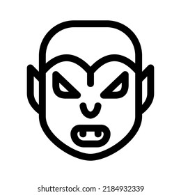 dracula icon or logo isolated sign symbol vector illustration - high quality black style vector icons
