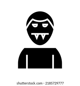 dracula icon or logo isolated sign symbol vector illustration - high quality black style vector icons
