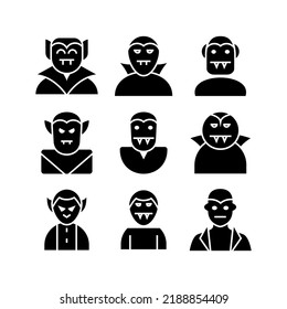dracula icon or logo isolated sign symbol vector illustration - high quality black style vector icons
