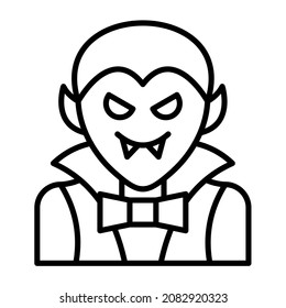 Dracula icon vector image. Can also be used for web apps, mobile apps and print media.