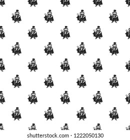 Dracula kid costume pattern seamless repeat background for any web design