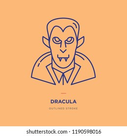 Dracula Line Icon