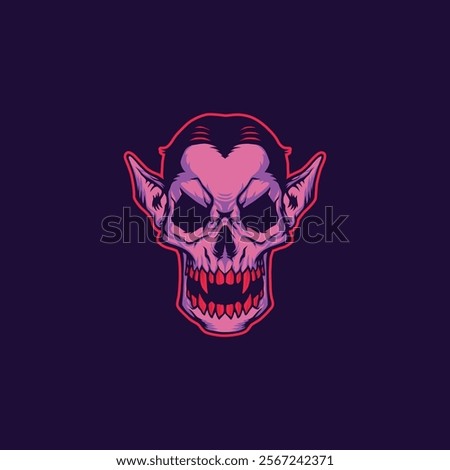 Dracula skull radiates ancient dread