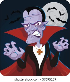 dracula vampire halloween background