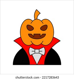 Icono de la línea de vampiros Drácula, murciélago y halloween, signo de criatura, ilustración vectorial sobre fondo blanco.